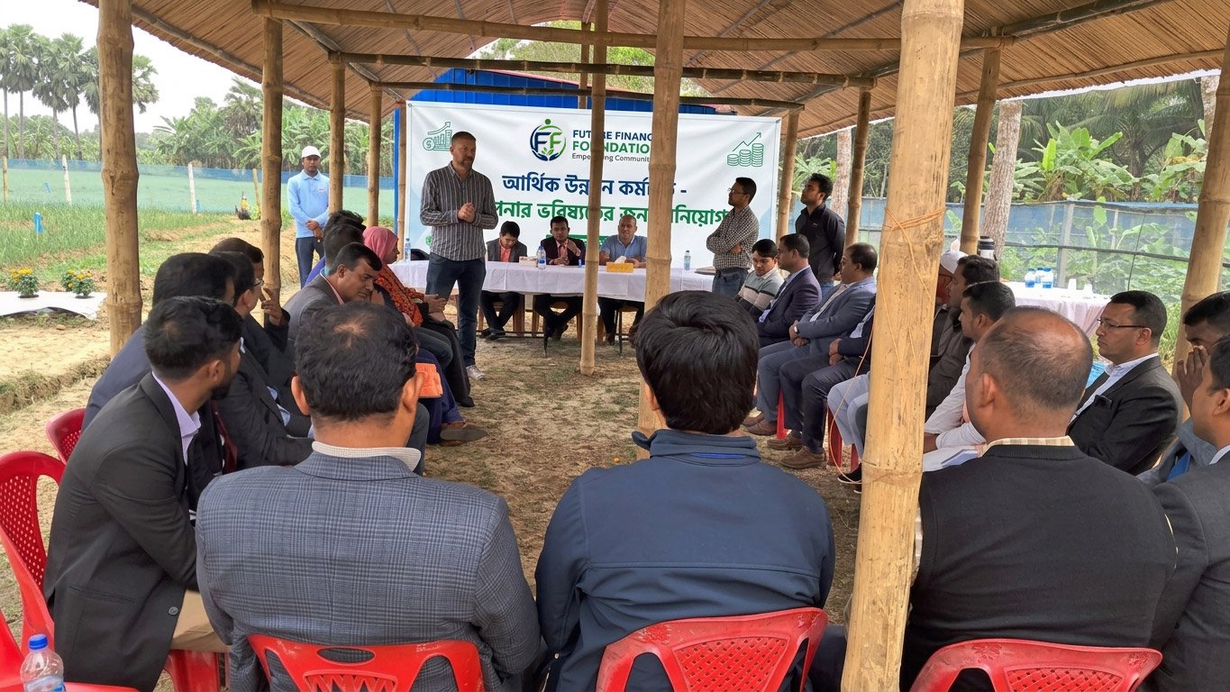 Community meeting organized by Future Finance Foundation